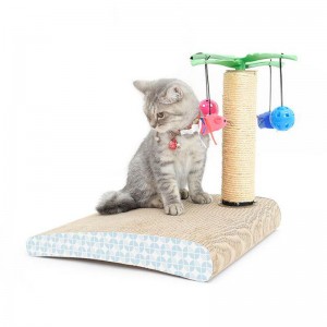 Scheda per graffio del gatto di cocco